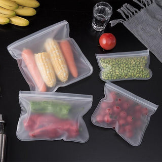 Reusable Silicone Food Storage Ziplock Bags - Trendy Planet