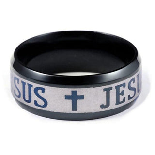 Stainless Steel  Jesus Cross Ring - Trendy Planet