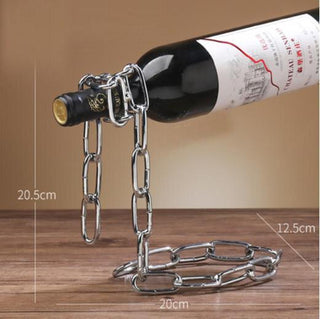 Magic Iron Chain Wine Bottle Holder - Trendy Planet