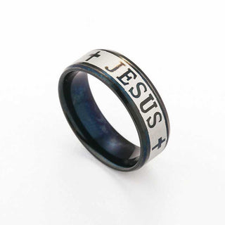 Stainless Steel  Jesus Cross Ring - Trendy Planet