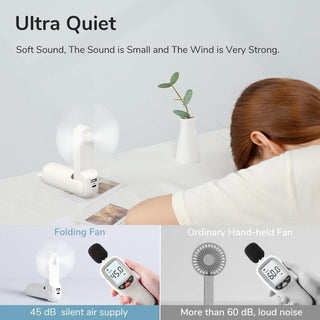 Mini Rechargeable 3in1 Pocket Fan - Trendy Planet