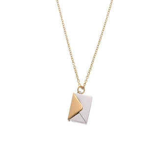 Envelope Locket Necklace - Trendy Planet