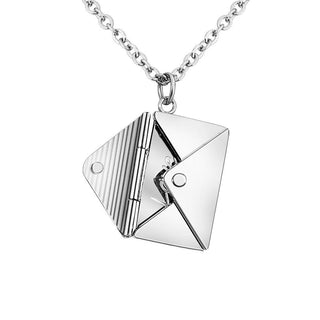 Envelope Locket Necklace - Trendy Planet