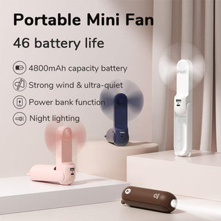 Mini Rechargeable 3in1 Pocket Fan - Trendy Planet