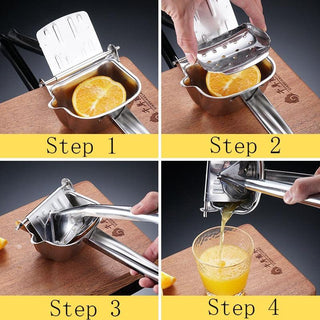 Hand Pressure Juice Squeezer Stainless Steel - Trendy Planet