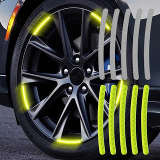 Car Wheel Tire Rims Reflective  Sticker Stripes - Trendy Planet